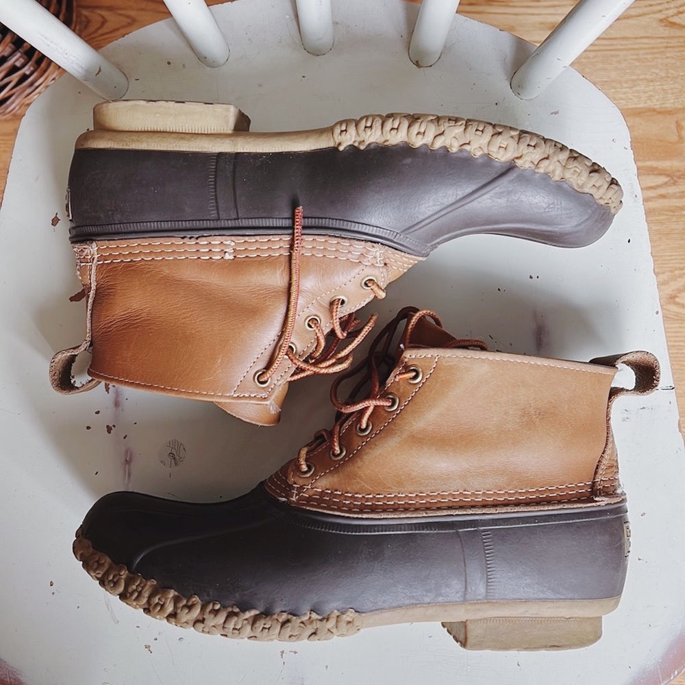 LL Bean duck boots